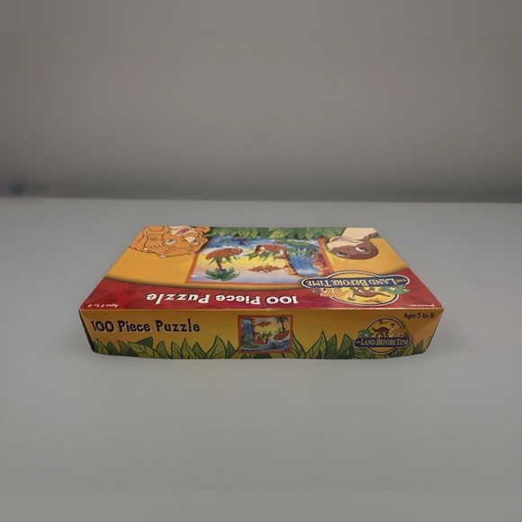 Vtg Jigsaw Puzzle 2004 The LAND BEFORE TIME 100 Piece Dinosaurs Cartoon 12” Kids - Picture 5 of 15